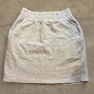 Missguided mini sweat skirt sz us 6 grey beach pool swim